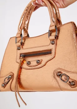 Bags & Purses|The Party Edit*Missy Empire Abigail Mini Grab Bag Bronze