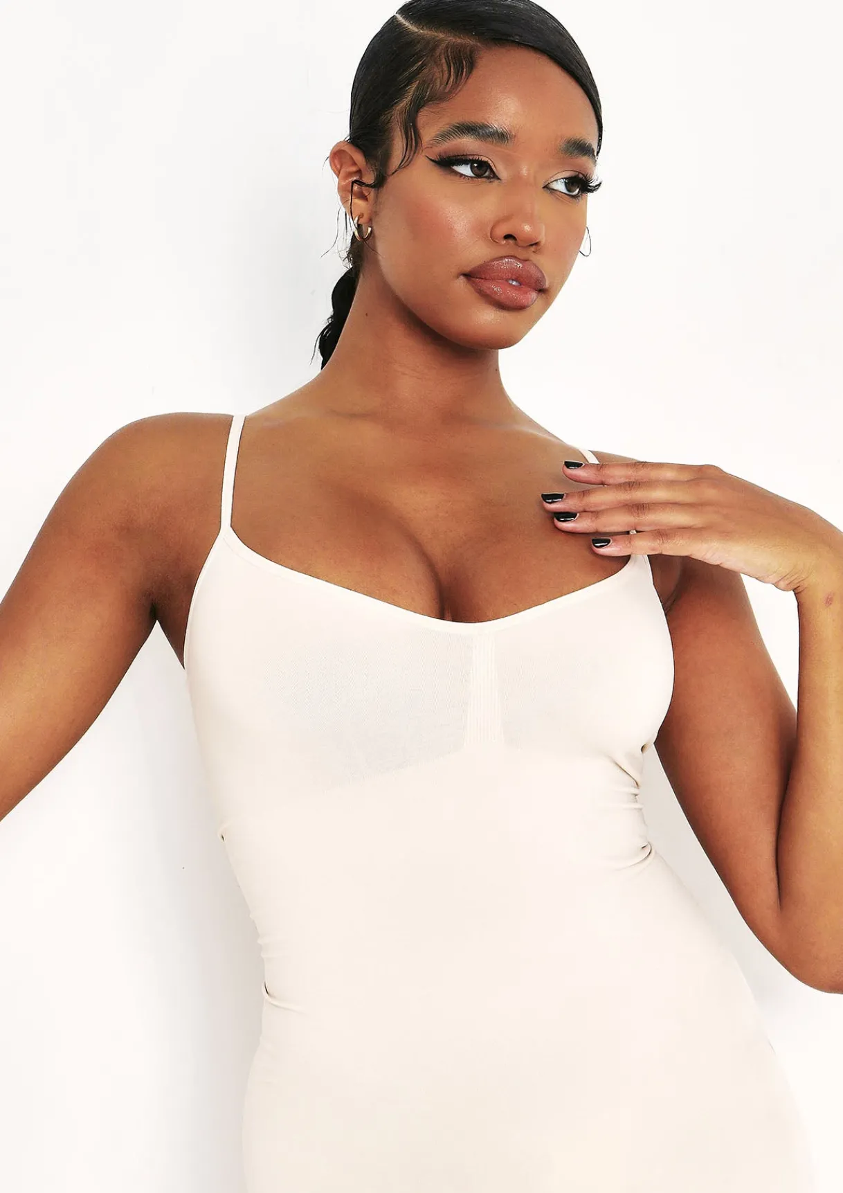 Seamless & Shapewear|Jumpsuits & Playsuits*Missy Empire Adele Seamless Strappy All In One Jumpsuit Stone