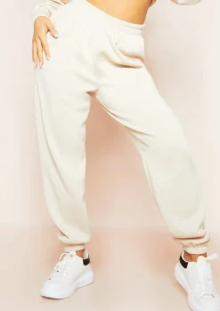Airport Vibin'|Loungewear*Missy Empire Alana Casual Joggers Sand