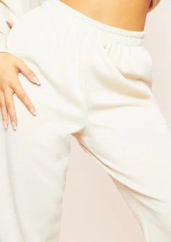 Airport Vibin'|Loungewear*Missy Empire Alana Casual Joggers Sand