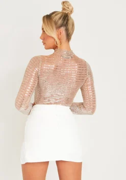 Skirts*Missy Empire Brittany White Mini Skirt With Split