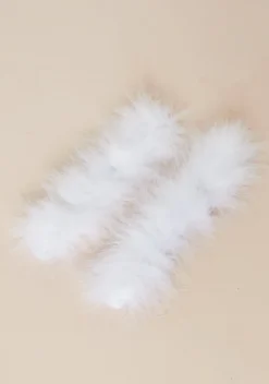 Bracelets|The Party Edit*Missy Empire Connie Feather Snap Cuffs Set Of 2 White