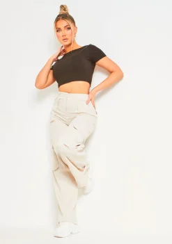 Airport Vibin'|Tops*Missy Empire Elle Premium Sculpt Backless Crop Top Black