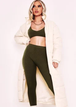 Airport Vibin'|Coats & Jackets*Missy Empire Erin Stone Longline Puffer Coat