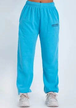 Tracksuits|Loungewear*Missy Empire Imogen Text Oversized Joggers Blue