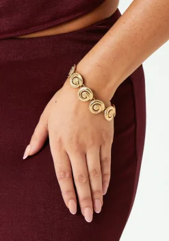 Bracelets*Missy Empire Jesse Gold Swirl Bracelet