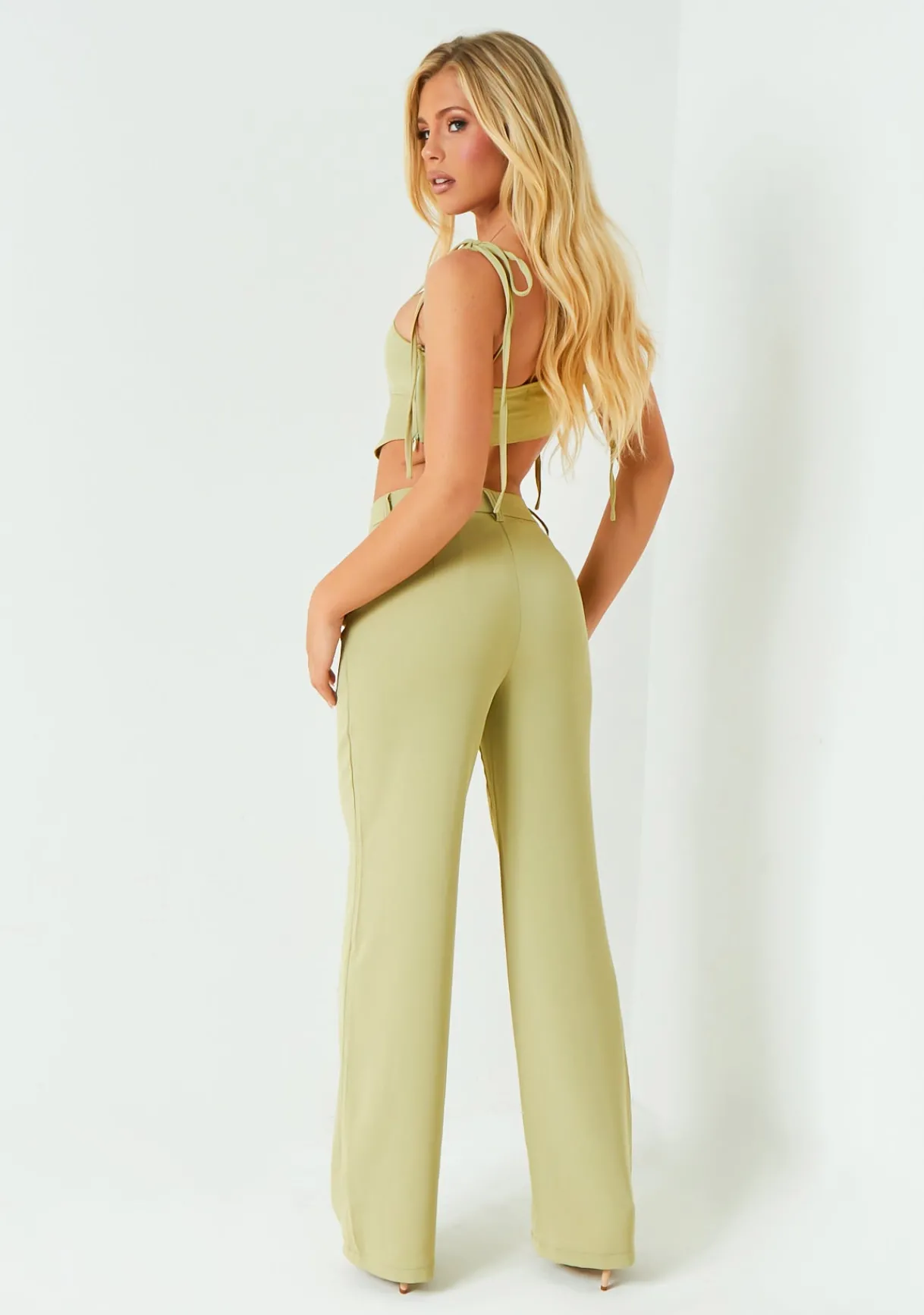 Trousers|Co-Ords*Missy Empire Josie Sage Straight Leg Trousers