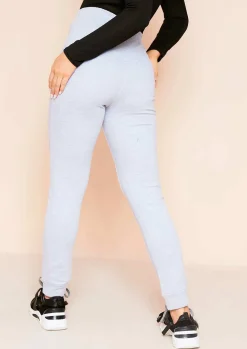 Airport Vibin'|Loungewear*Missy Empire Jule Skinny Joggers Grey