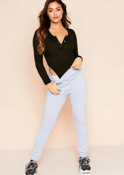 Airport Vibin'|Loungewear*Missy Empire Jule Skinny Joggers Grey