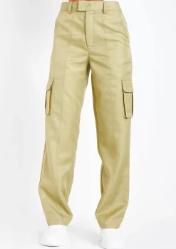 Concert Outfits|Airport Vibin'*Missy Empire Kara Olive High Rise Cargo Pants Green
