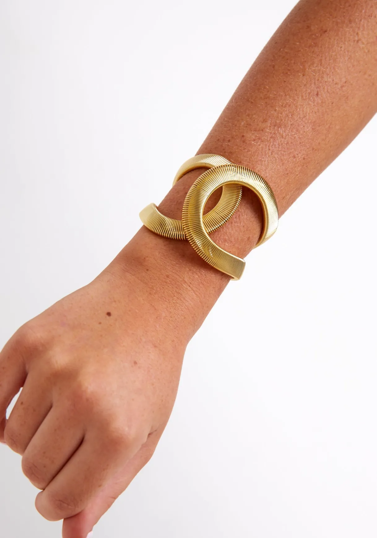 Bracelets*Missy Empire Katana Gold Twist Bangle