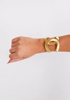 Bracelets*Missy Empire Katana Gold Twist Bangle
