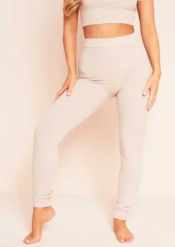 Airport Vibin'|Joggers*Missy Empire Layla Black Mix & Match Ribbed Lounge Skinny Jogger