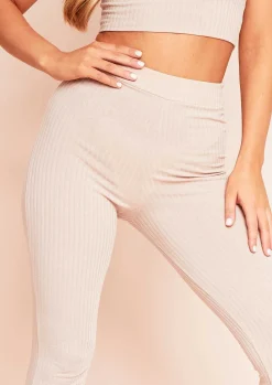 Airport Vibin'|Joggers*Missy Empire Layla Black Mix & Match Ribbed Lounge Skinny Jogger
