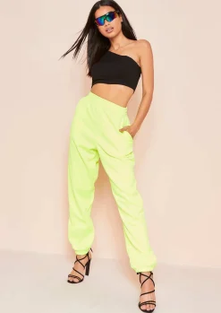 Tops*Missy Empire Lottie Ribbed One Shoulder Crop Top Black