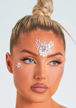 Rave Outfits*Missy Empire Luelle Stick On Face Jewels