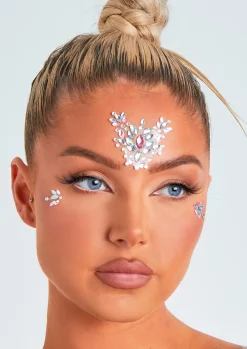Rave Outfits*Missy Empire Luelle Stick On Face Jewels