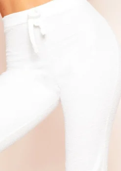 Loungewear|Joggers*Missy Empire Maia Cream Soft Towelling Joggers