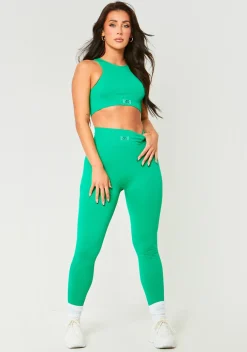 Gym Bottoms|Seamless & Shapewear*Missy Empire Marlie Green Premium Missy Sport Seamless Leggings