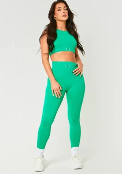 Gym Bottoms|Seamless & Shapewear*Missy Empire Marlie Green Premium Missy Sport Seamless Leggings