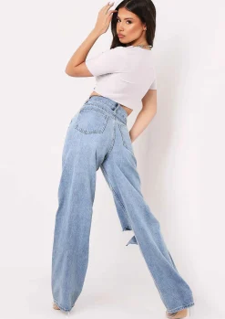 Tops*Missy Empire Maya Slinky Twist Front Crop Top Grey
