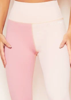 Gym Bottoms|Leggings*Missy Empire Myra Missy Sport Colour Block High Waisted Gym Leggings Pink