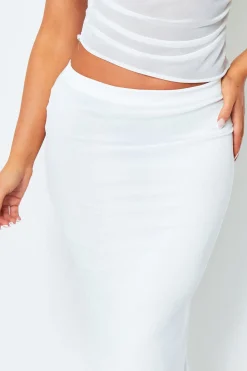 Skirts|Co-Ords*Missy Empire Natalie White Maxi Skirt