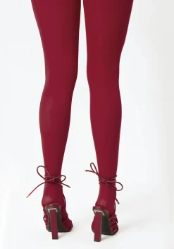 Socks & Tights*Missy Empire Olivia Tights Wine