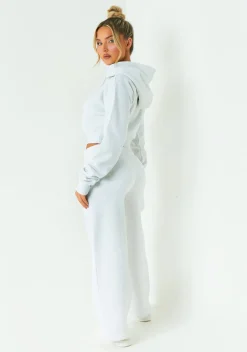 Airport Vibin'|Loungewear*Missy Empire Poppy Grey Missy Sport Slogan Hoodie