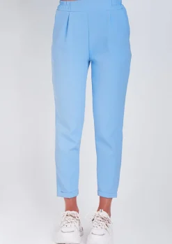 Trousers*Missy Empire Rachel Blue Tailored Straight Leg Trouser