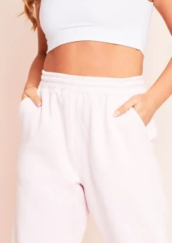Airport Vibin'|Loungewear*Missy Empire Rebecca Casual Joggers Baby Pink