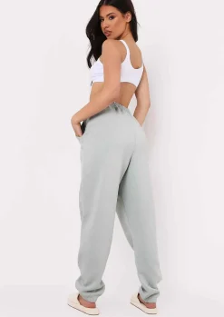Airport Vibin'|Tracksuits*Missy Empire Rebecca Casual Joggers Sage