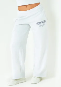 Airport Vibin'|Loungewear*Missy Empire Sienna Grey Missy Sport Slogan Joggers