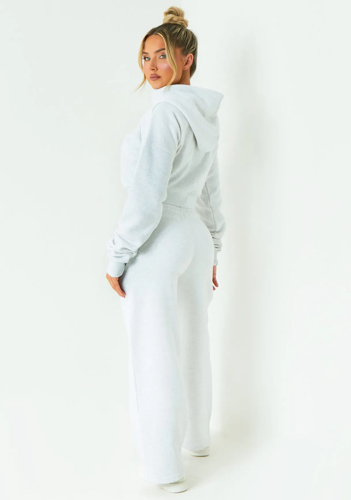 Airport Vibin'|Loungewear*Missy Empire Sienna Grey Missy Sport Slogan Joggers
