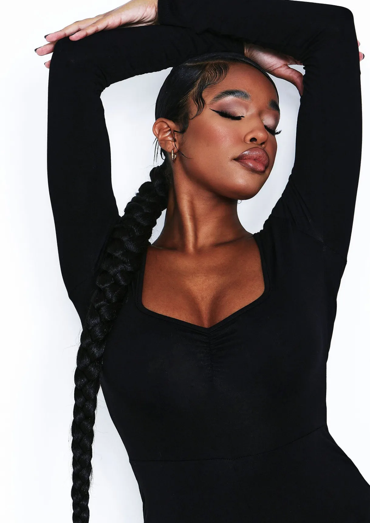 Airport Vibin'|Loungewear*Missy Empire Soph Wide Neck Jumpsuit Black