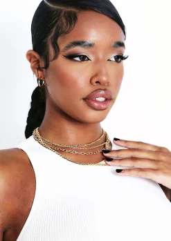 Necklaces|Rave Outfits*Missy Empire Tasha Gold Multi Chain Necklace