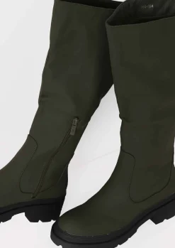 Boots|Rave Outfits*Missy Empire Zeke Khaki Wellie Boots
